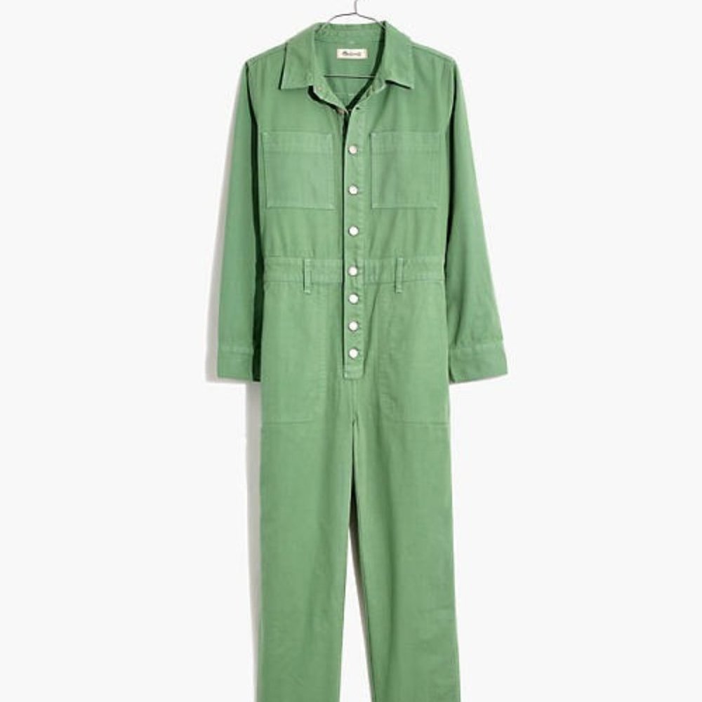Madewell Garment-Dyed Relaxed Coverall Jumpsuit